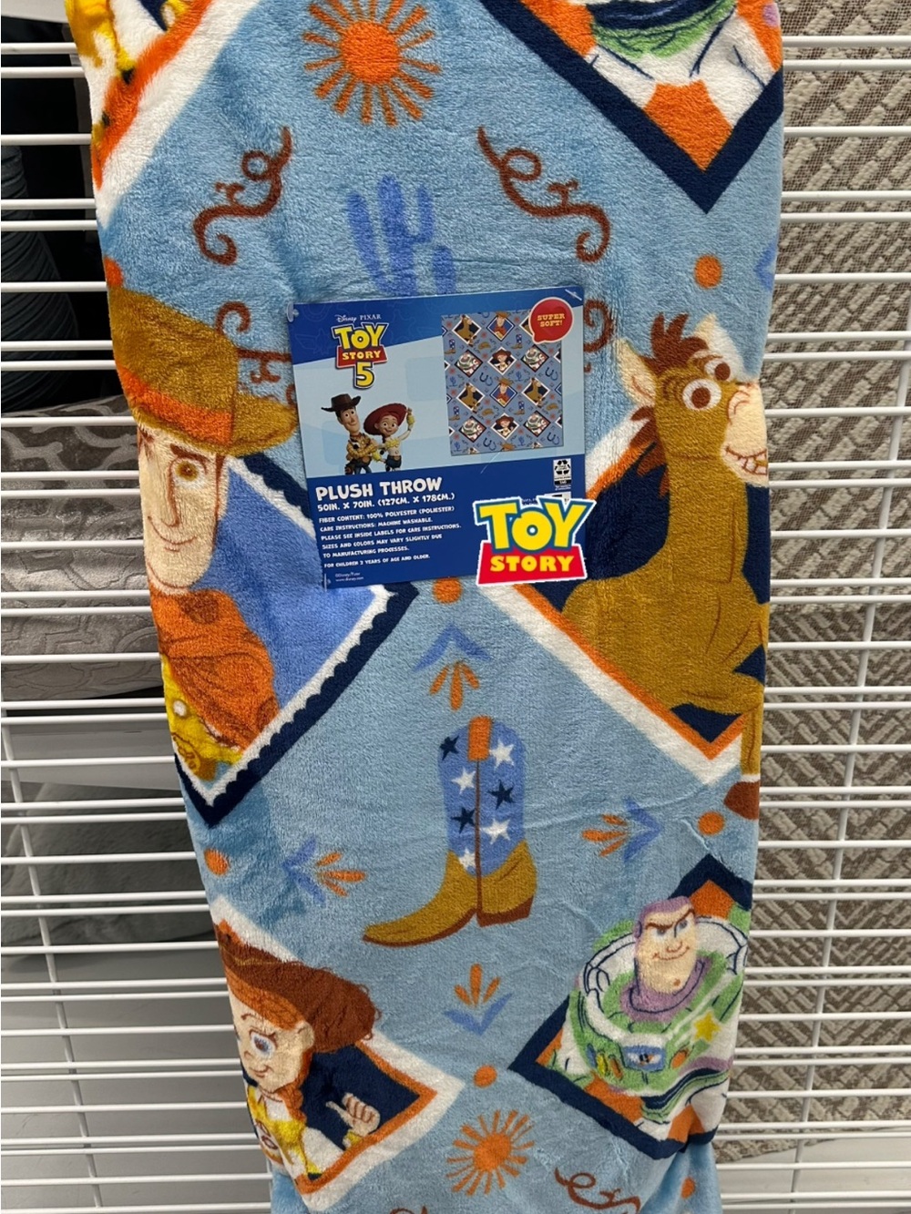 VIRAL Toy Story 5 Blanket - Picture 1 of 1